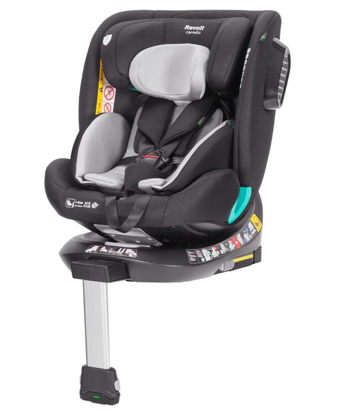 Автокресло CARRELLO Revolt CRL-15805/1 Harbor Grey i-Size 40-150см ISOFIX с поворотом и опорной стойкой
