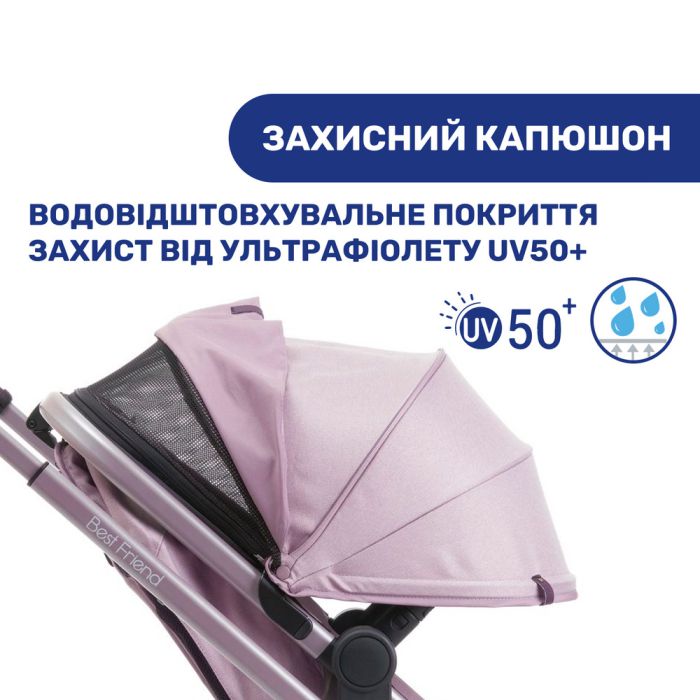 Коляска 2 в 1 Chicco Best Friend Pro Light Orchid