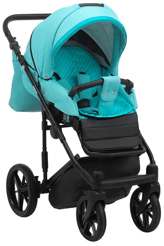 Коляска 2 в 1 Adamex Rimini ECO кожа 100% RI-232