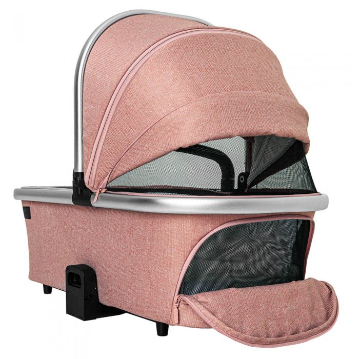 Коляска 2 в 1 CARRELLO Optima CRL-6503 Hot Pink в льне