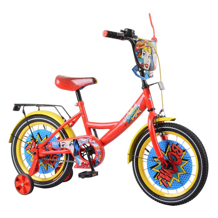 Велосипед TILLY Wonder 16" T-216219 red + yellow /1/