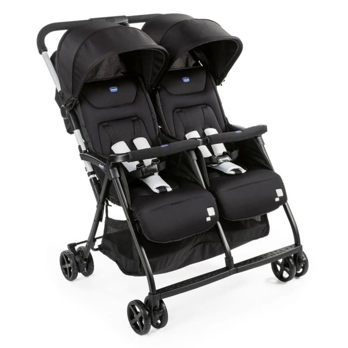 Прогулочная коляска для двойни Chicco Ohlala Twin Black
