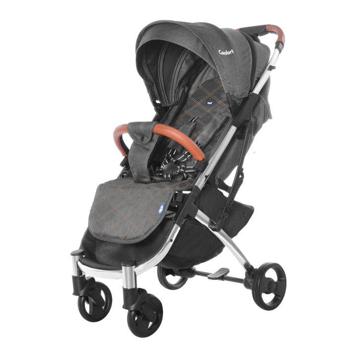 Прогулочная коляска TILLY Comfort T-162 Dark Grey