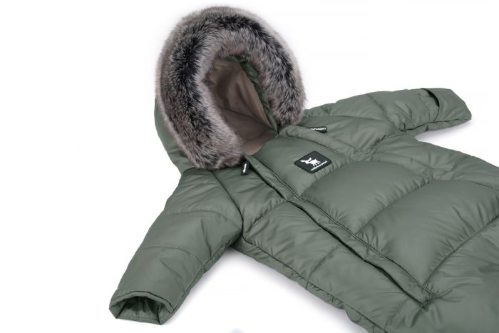 Зимовий комбінезон - трансформер Cottonmoose Moose 0-6 M 767/141 jungle green (хакі)