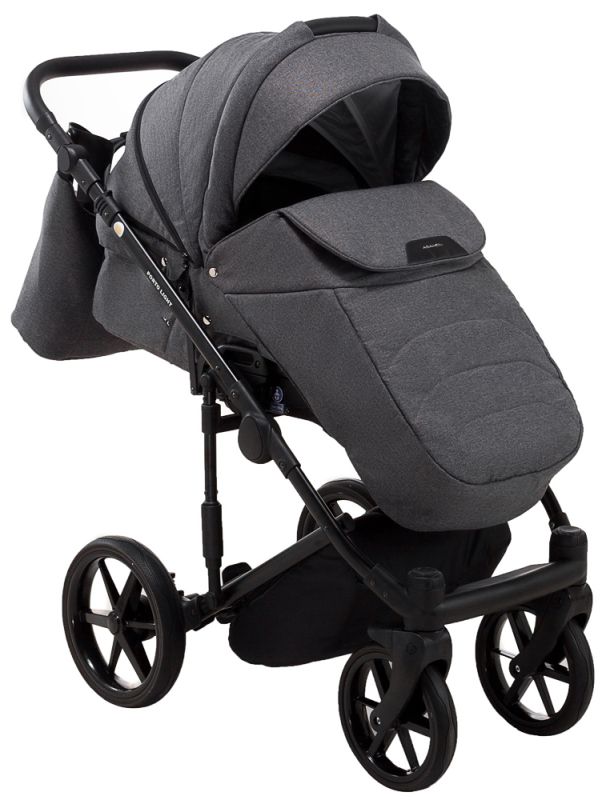 Коляска 2 в 1 Adamex Porto Light Tip TK-57 графіт 