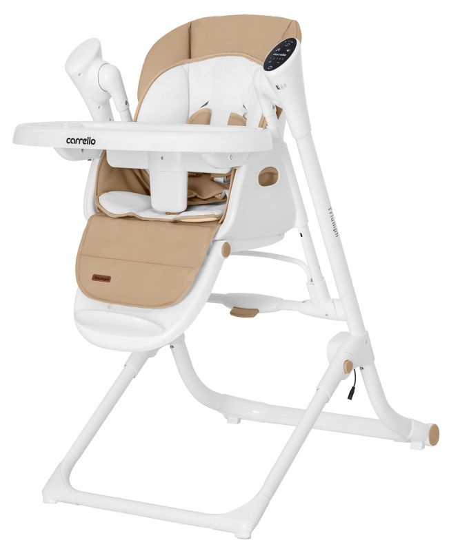 Стульчик-качели CARRELLO Triumph сенсорная панель CRL-10302 Cocoa Brown