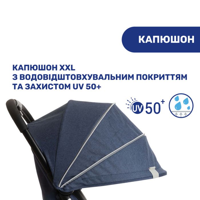 Прогулочная коляска Chicco Goody Plus Indigo