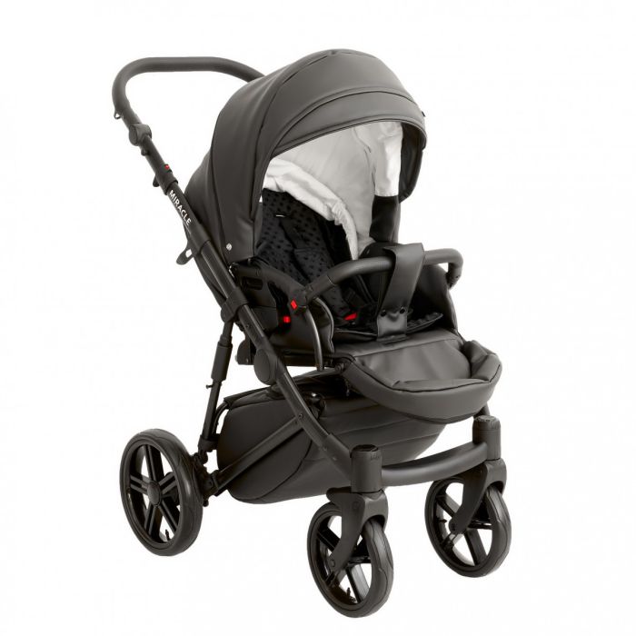 Коляска 2 в 1 Broco Miracle Black (black, черный)