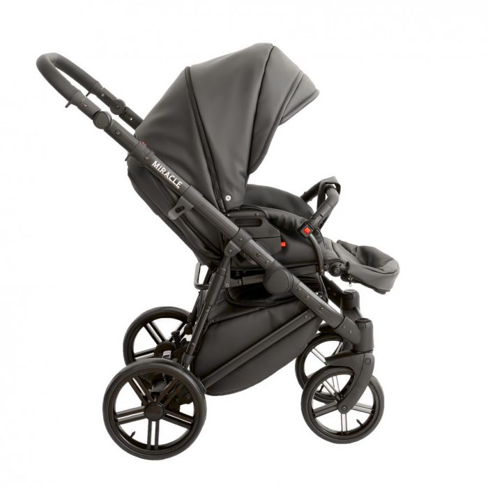 Коляска 2 в 1 Broco Miracle Black (black, черный)