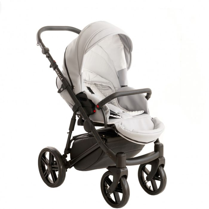 Коляска 2 в 1 Broco Miracle Black (grey, серый)