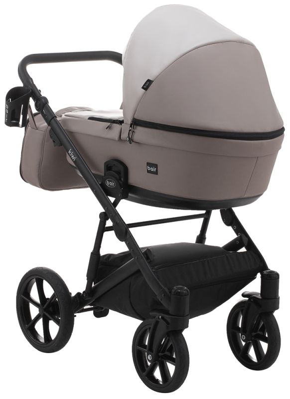 Коляска 2 в 1 Bair Kiwi кожа 100% BK-14/13 беж - капучино