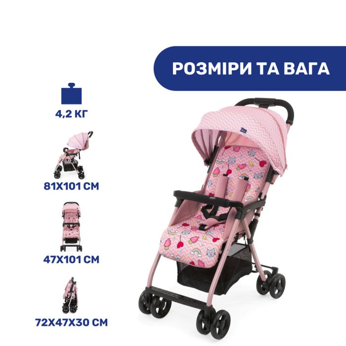 Прогулочная коляска Chicco Ohlala 3 Candy Pink