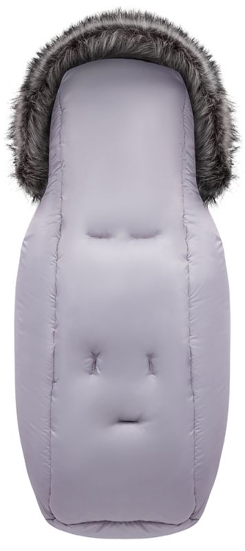 Зимовий конверт Bair Polar premium сірий - срібло шкіра