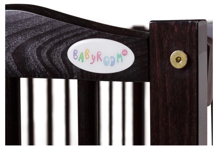 Ліжко Babyroom Веселка маятник, ящик, відкидний бік DVMYO-3 бук венге