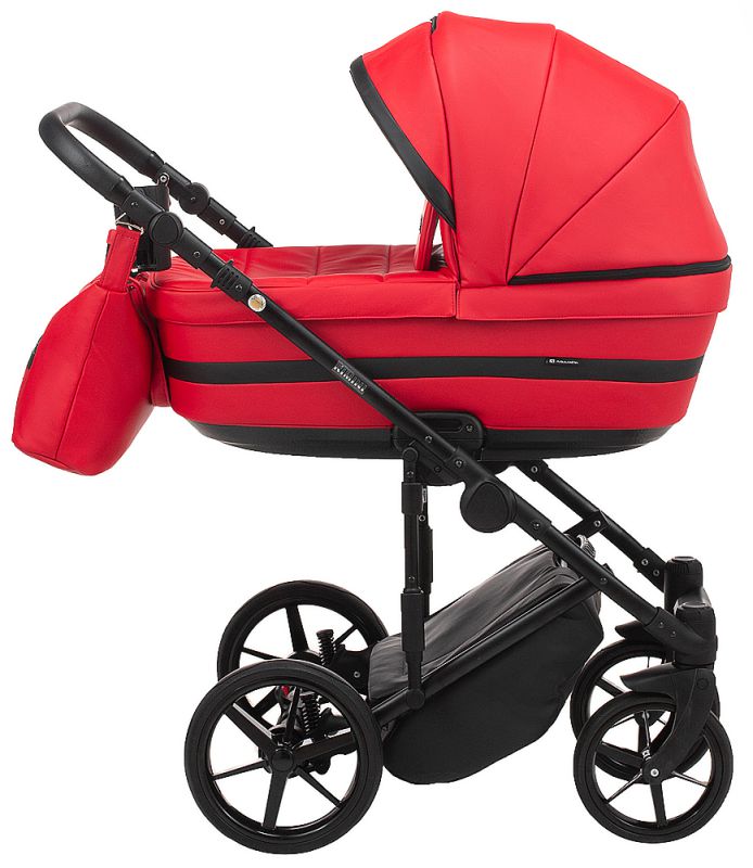Коляска 2 в 1 Adamex Rimini ECO кожа 100% RI-235