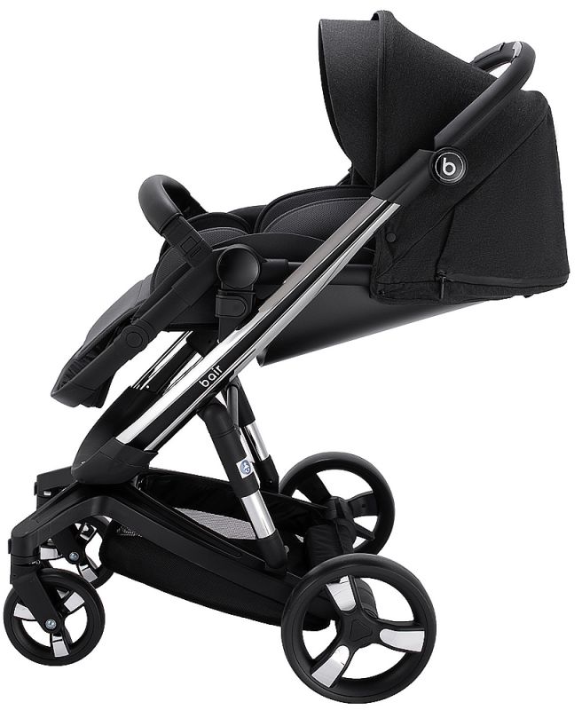 Коляска 2 в 1 Bair Electra B-touch system BE-01 black (чорний)