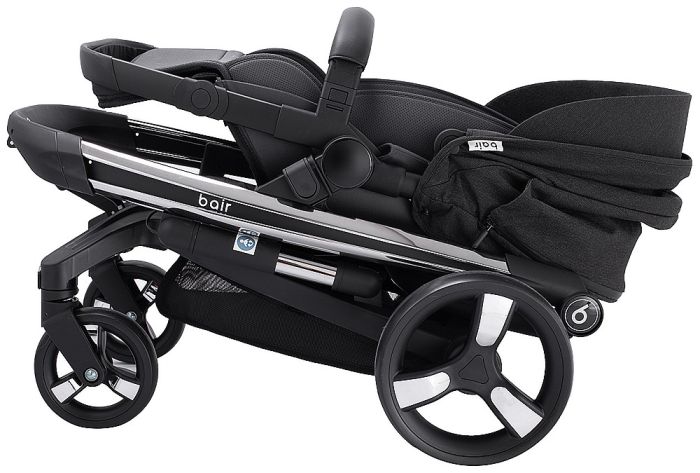 Коляска 2 в 1 Bair Electra B-touch system BE-01 black (чорний)
