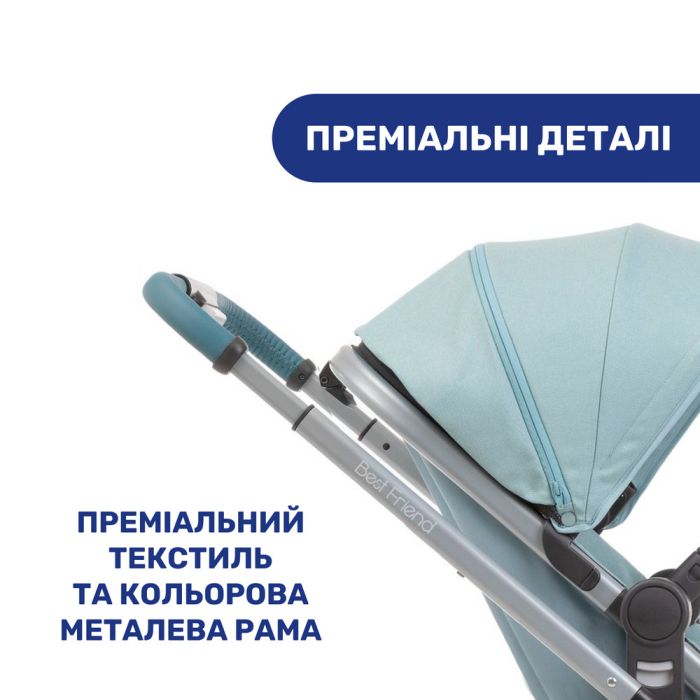 Коляска 2 в 1 Chicco Best Friend Pro Light Dragonfly