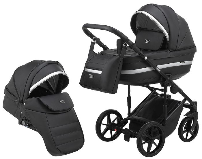 Коляска 2 в 1 Adamex Rimini ECO шкіра 100% RI-204