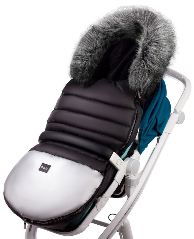 Зимовий конверт Bair Polar premium чорний - срібло