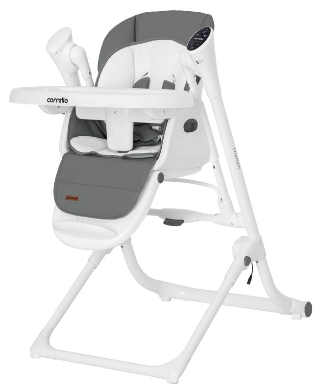 Стульчик-качели CARRELLO Triumph сенсорная панель CRL-10302 Palette Grey
