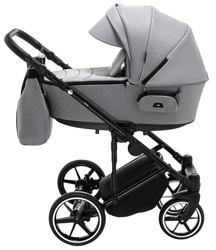 Коляска 2 в 1 Adamex Porto Light LUX TK-56 серый