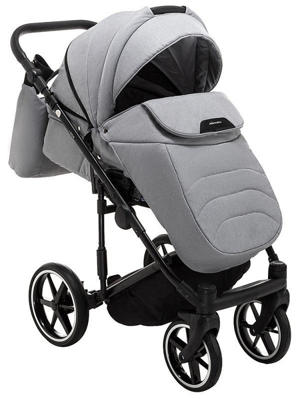 Коляска 2 в 1 Adamex Porto Light LUX TK-56 серый