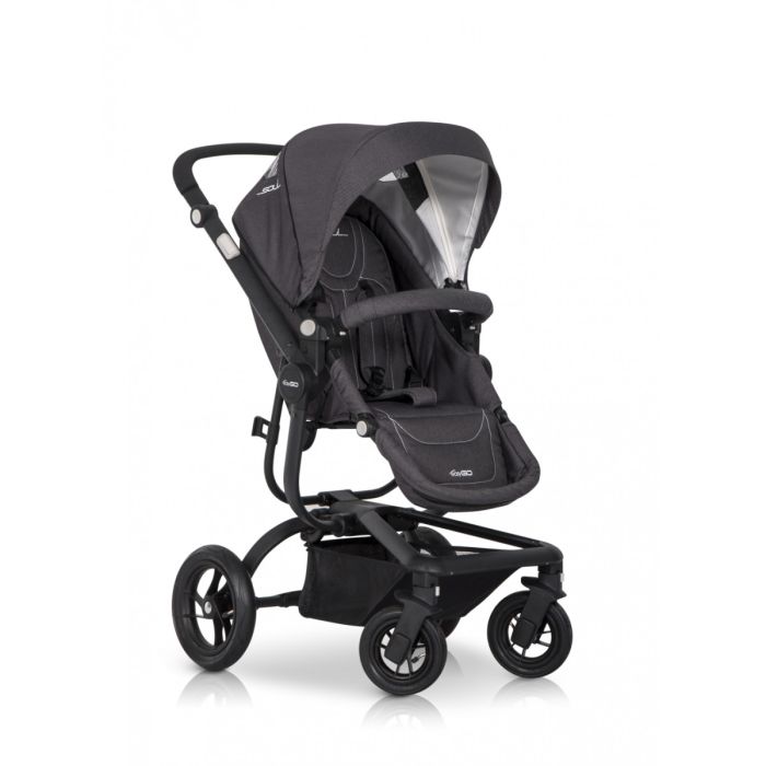 Коляска 2 в 1 EasyGo Soul (без сумки) Anthracite