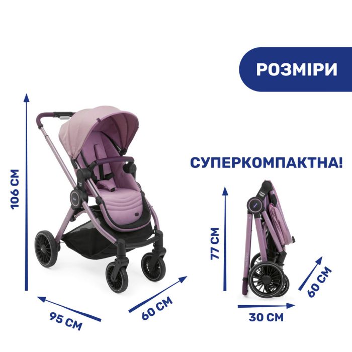 Коляска 2 в 1 Chicco Best Friend Pro Light Orchid
