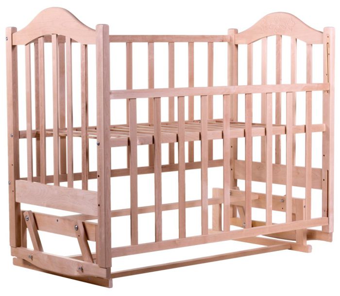 Кровать Babyroom Дина D200 маятник  без лака