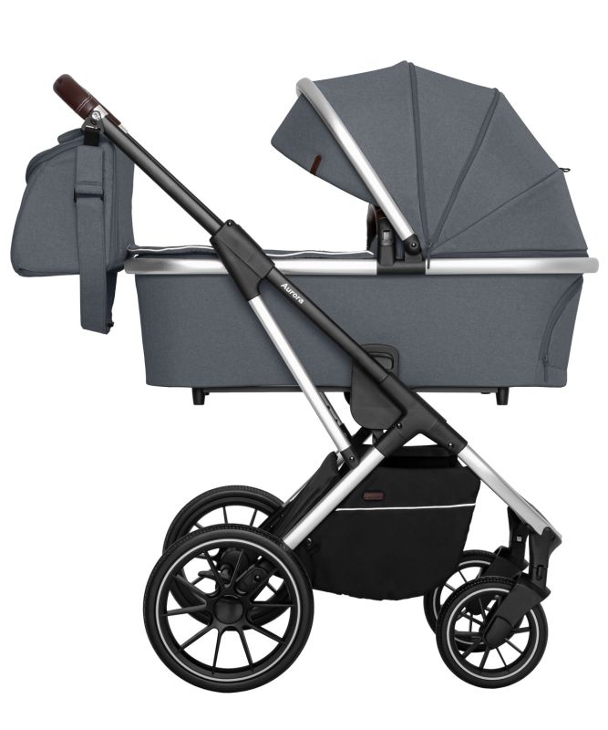 Коляска 2 в 1 CARRELLO Aurora CRL-6505 Iron Grey +дождевик /1/