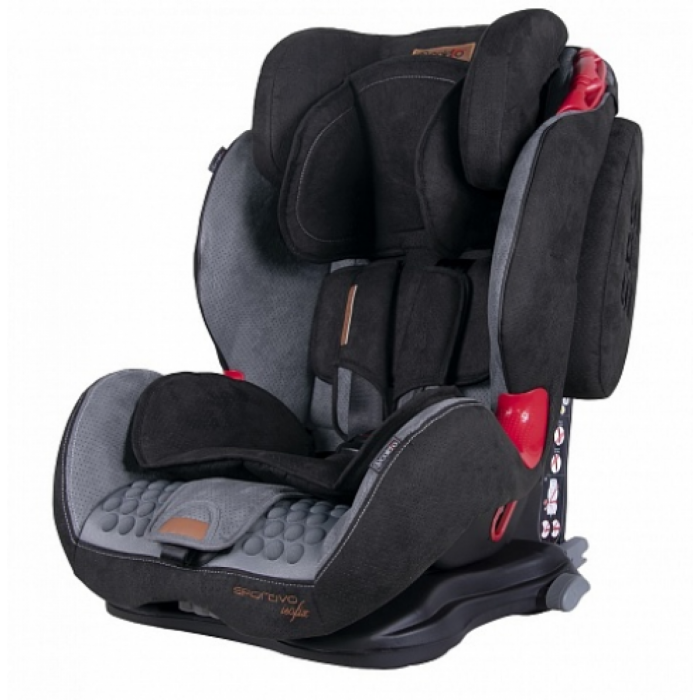 Автокресло Coletto Sportivo Isofix (серо-черный)