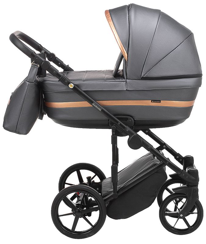 Коляска 2 в 1 Adamex Rimini ECO кожа 100% RI-254