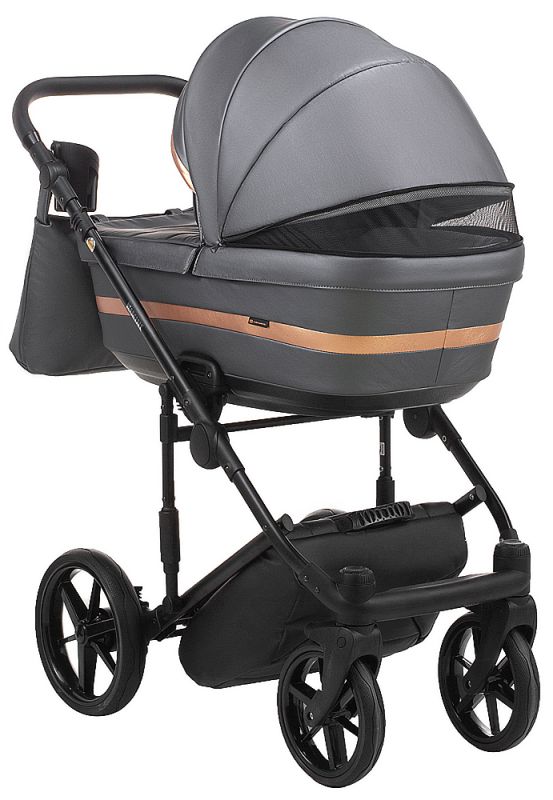 Коляска 2 в 1 Adamex Rimini ECO кожа 100% RI-254