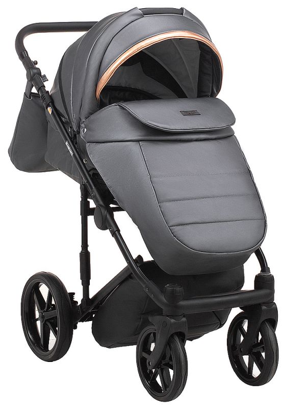 Коляска 2 в 1 Adamex Rimini ECO кожа 100% RI-254