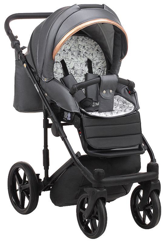 Коляска 2 в 1 Adamex Rimini ECO кожа 100% RI-254
