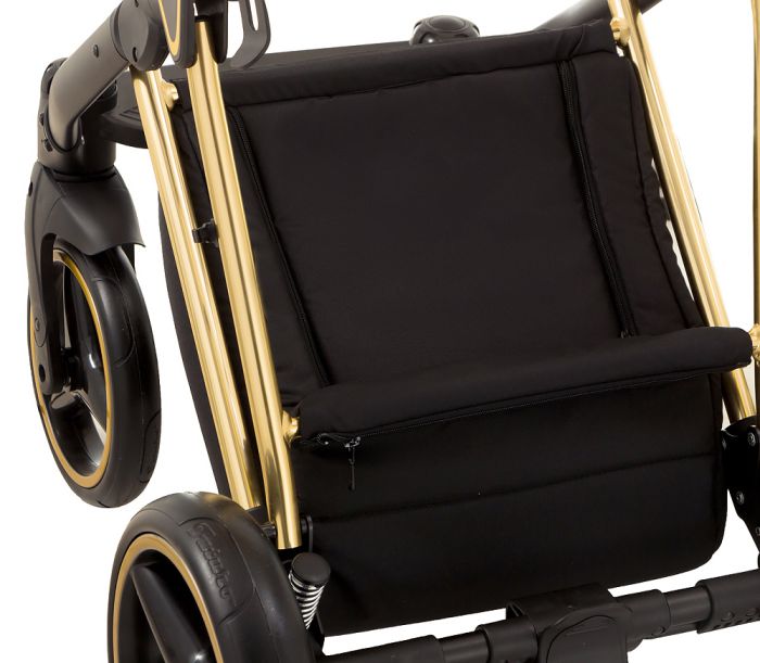 Коляска 2 в 1 Adamex Mimi Polar (Gold) Y847 капучіно - капучіно шкіра (видавлена точка)