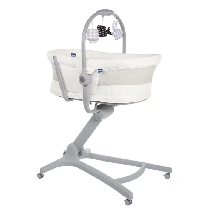 Кроватка-стульчик Chicco Baby Hug AIR 4 в 1 White Snow