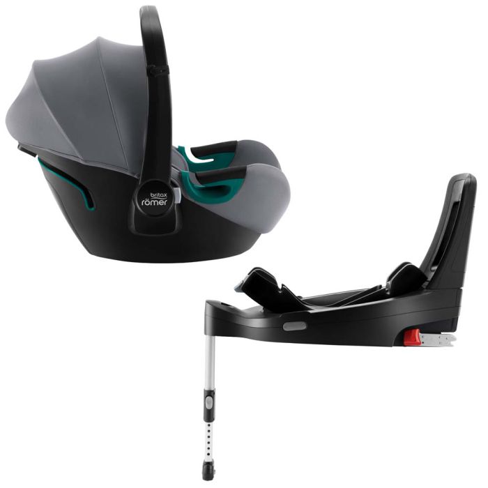 Автокресло BRITAX-ROMER BABY-SAFE3 i-SIZE Frost Grey с платформой FLEX BASE