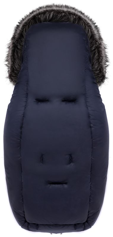 Зимний конверт Bair Polar premium  темно-синий - серебро кожа