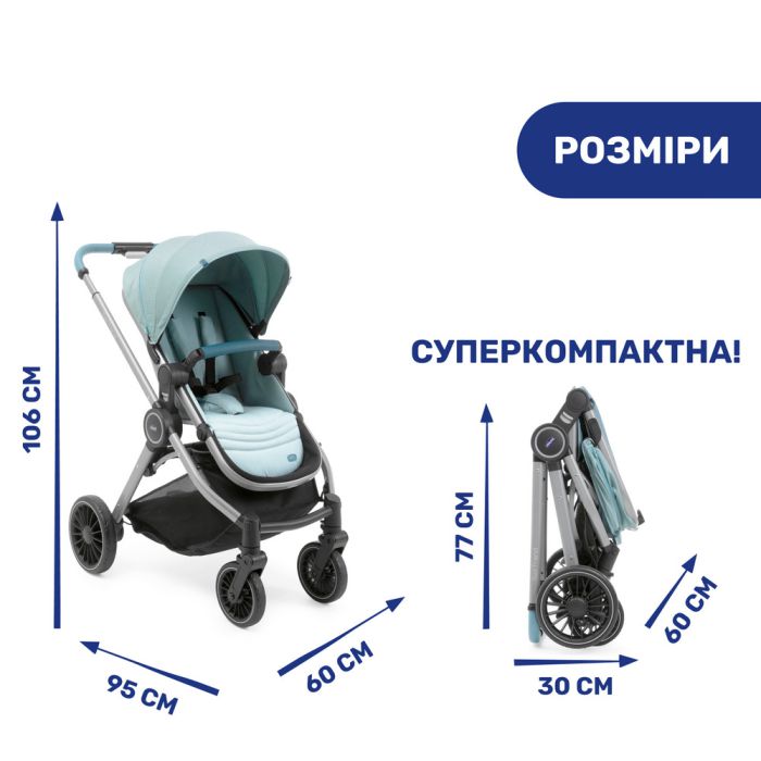 Коляска 2 в 1 Chicco Best Friend Pro Light Dragonfly