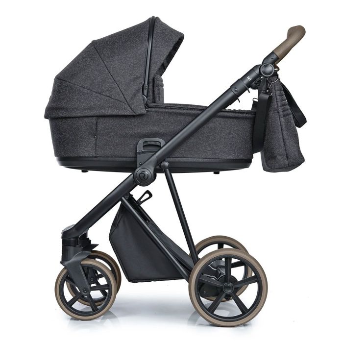 Коляска 2 в 1 Roan ivi Vintage 2.0 Pixel Dark ECO