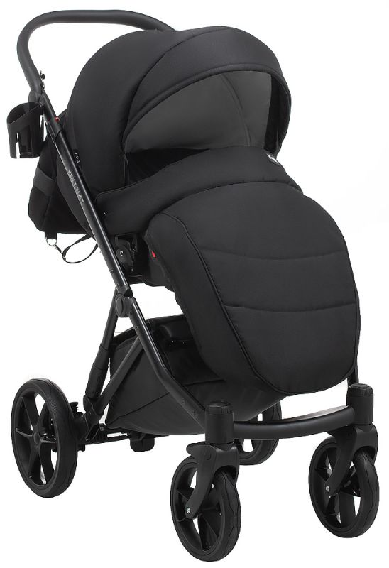 Коляска 2 в 1 Bair Next Soft 02 черный