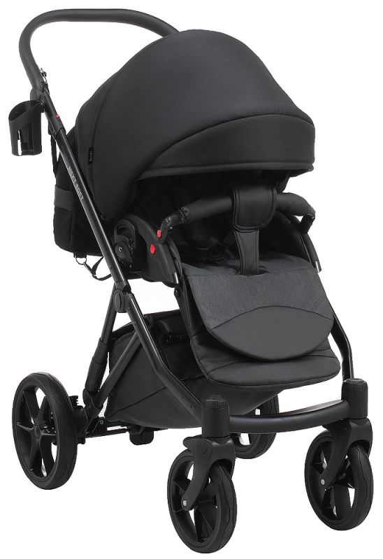Коляска 2 в 1 Bair Next Soft 02 черный