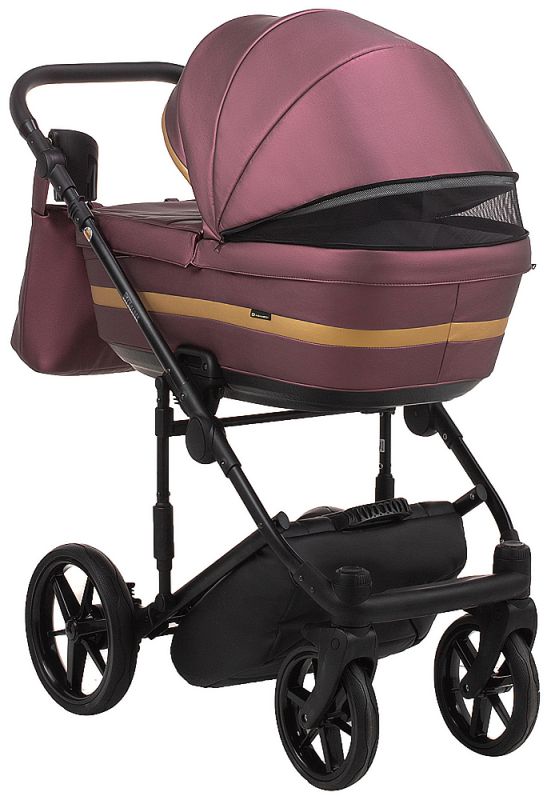 Коляска 2 в 1 Adamex Rimini ECO кожа 100% RI-248