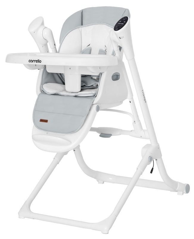 Стульчик-качели CARRELLO Triumph сенсорная панель CRL-10302 Cloud Grey
