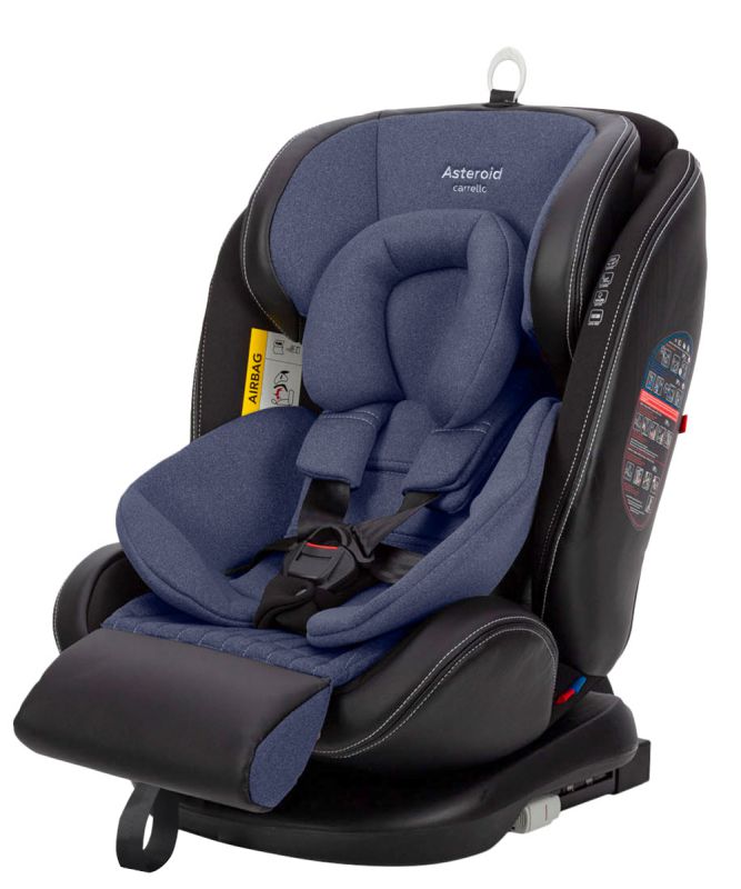 Автокресло CARRELLO Asteroid CRL-12801/1 Denim Blue 0+1+2+3 ISOFIX с поворотом