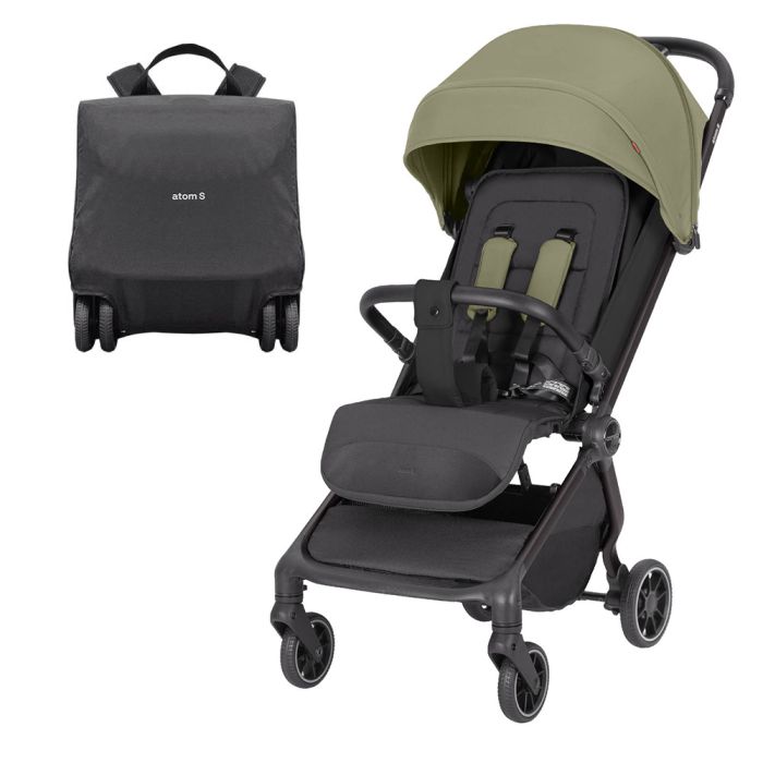 Коляска прогулочная CARRELLO Atom S CRL-5526 Antique Green