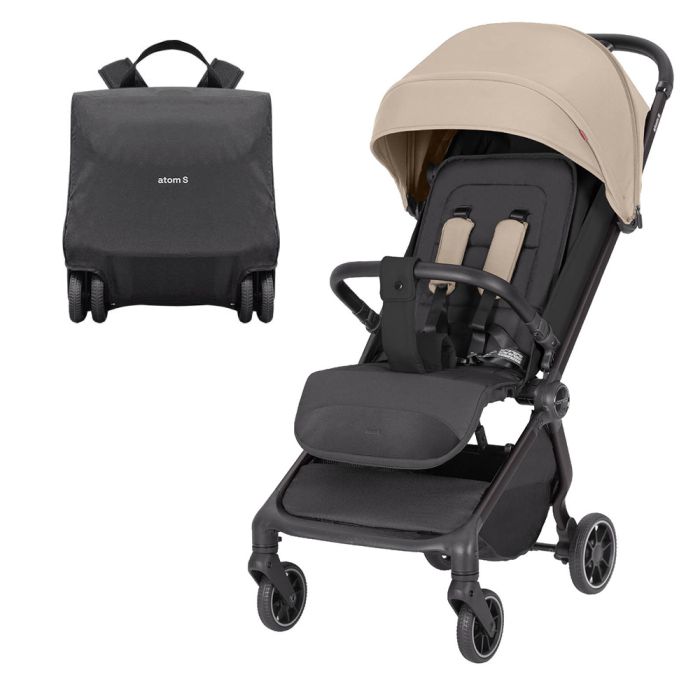 Коляска прогулочная CARRELLO Atom S CRL-5526 Ceramic Beige