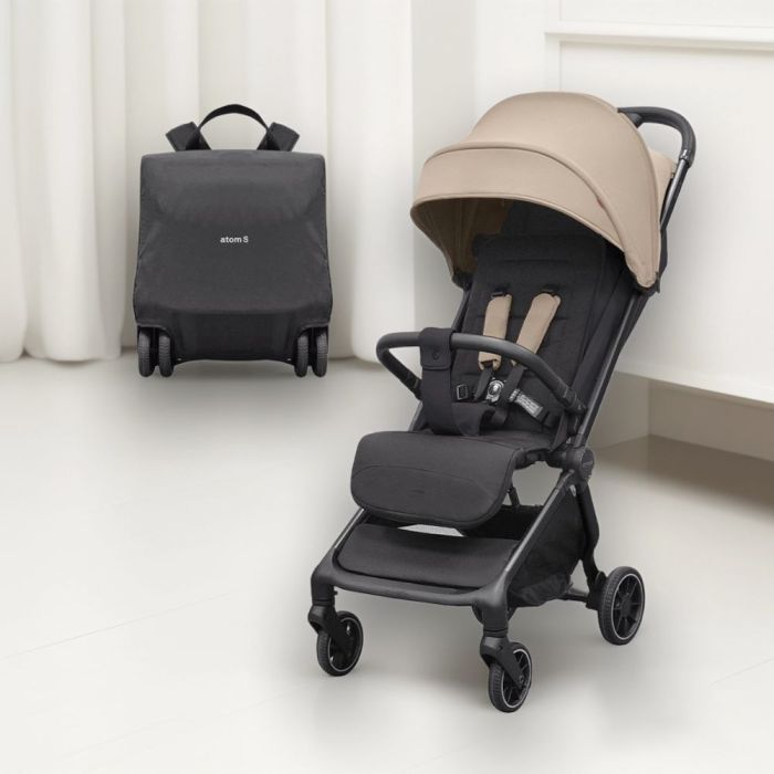 Коляска прогулочная CARRELLO Atom S CRL-5526 Ceramic Beige